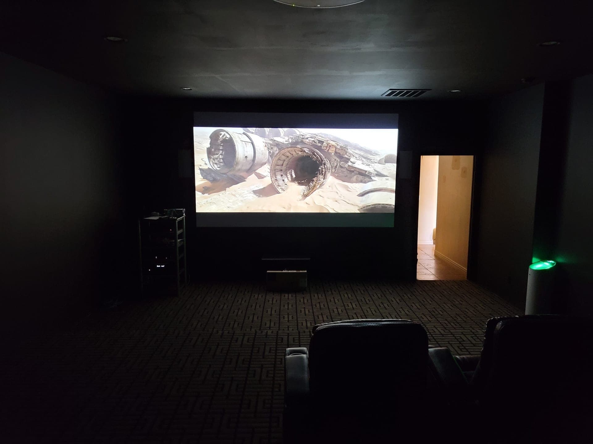Home theater installation 6