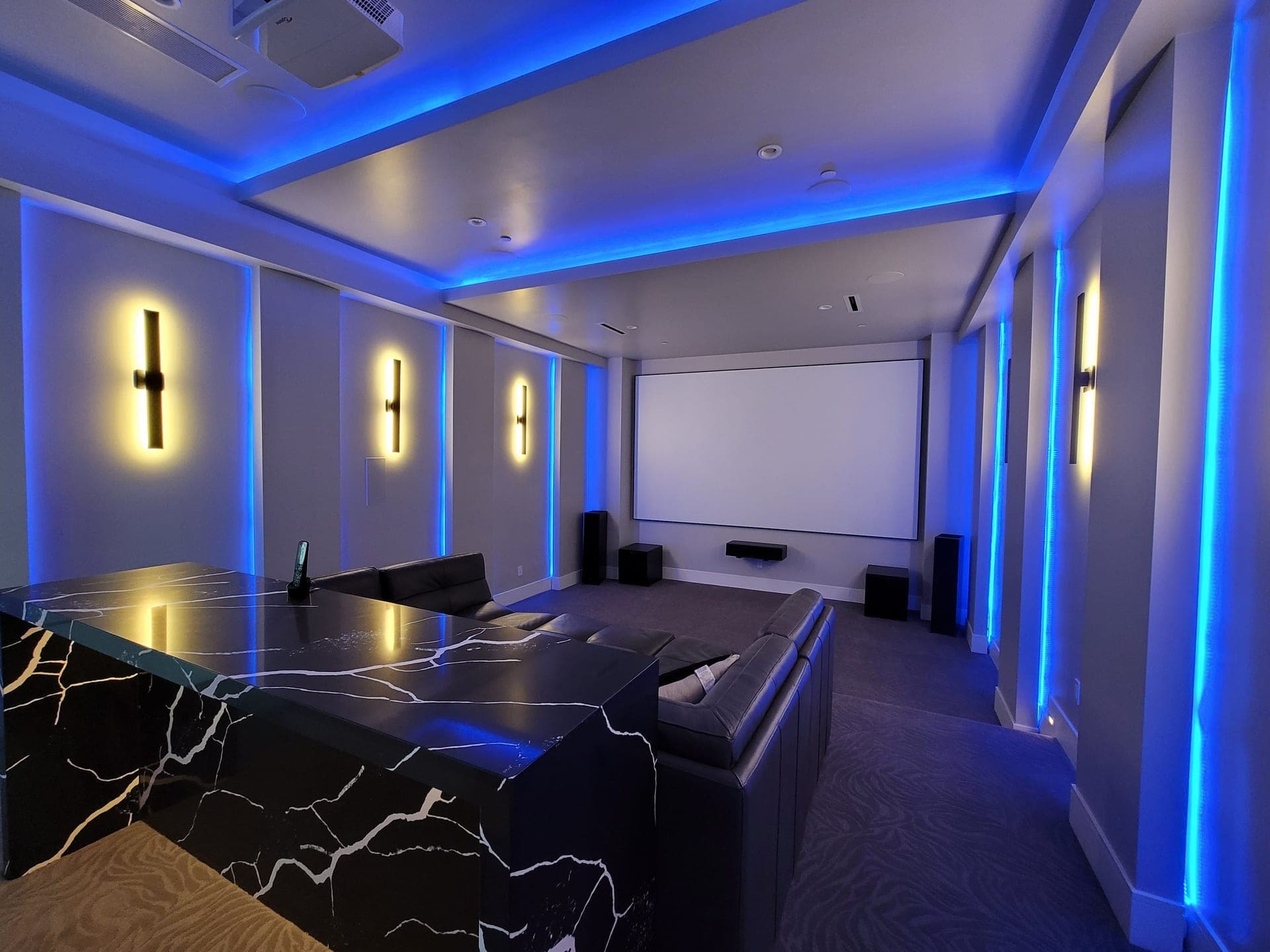 Home theater installation 2